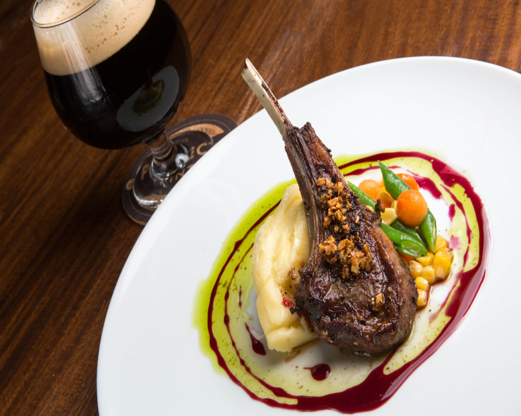 lamb rack & stout