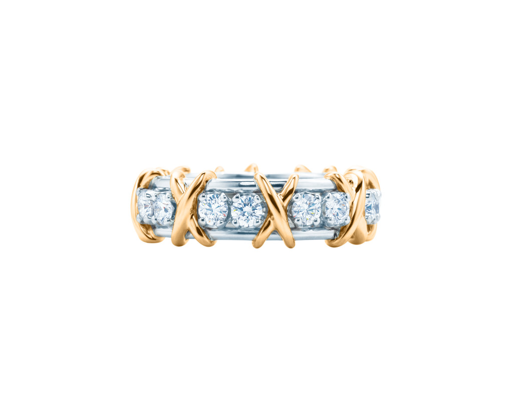 Jean Schlumberger Sixteen Stone ring in platinum and 18k karat gold with diamonds