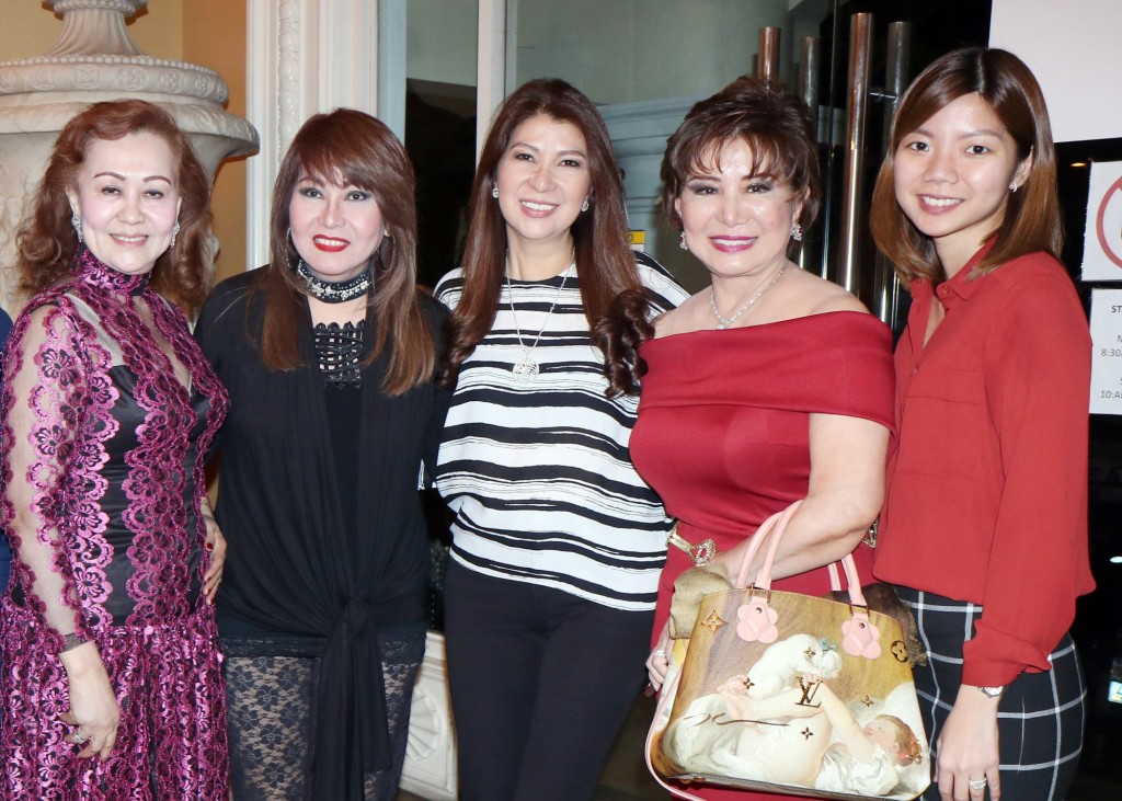 Baby Magtibay, Imelda Papin, Eileen Gonzales, Anita Kaw, Marge Gonzales