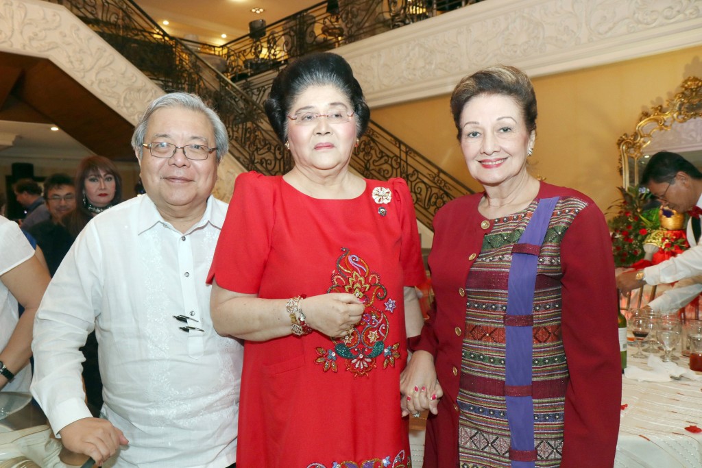 Maurice Lim, Rep. Imelda Marcos, Ingrid Santamaria