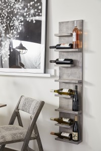 6-bottle wood wine rack 1