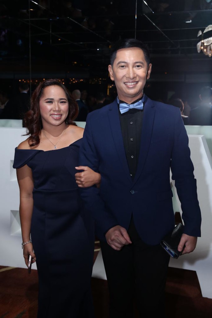 Former 'Lucky Person of the Year' Hidilyn Diaz with RWM's Joee Guilas