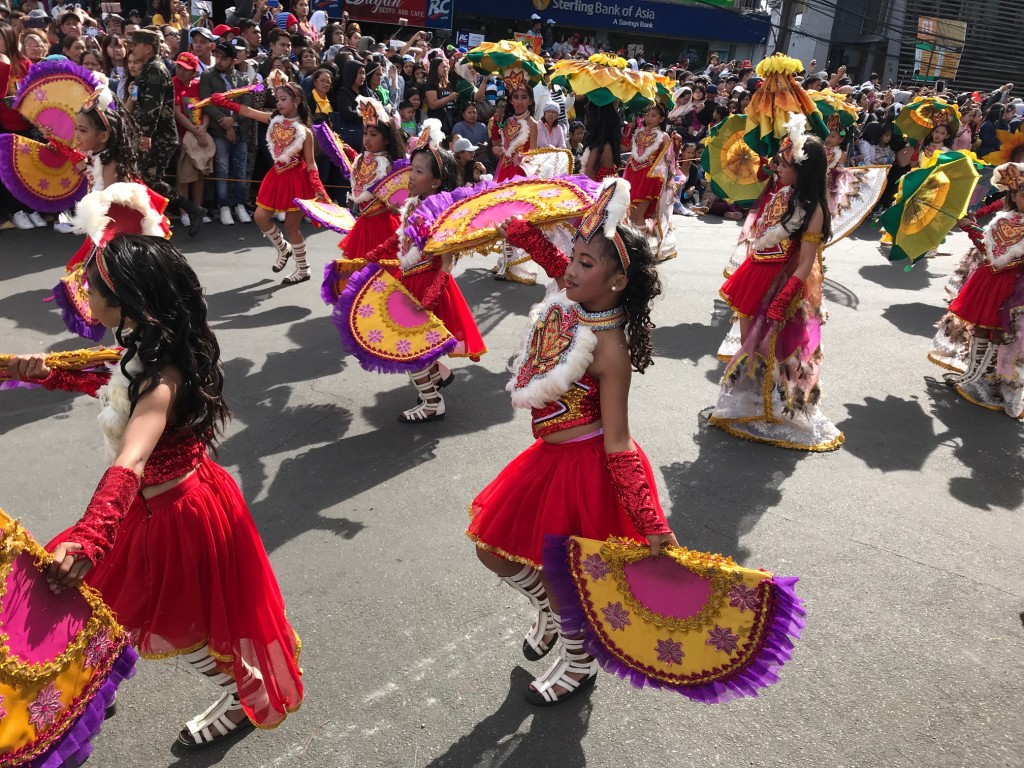 One of the winning groups in the Panagbenga street-dancing contest