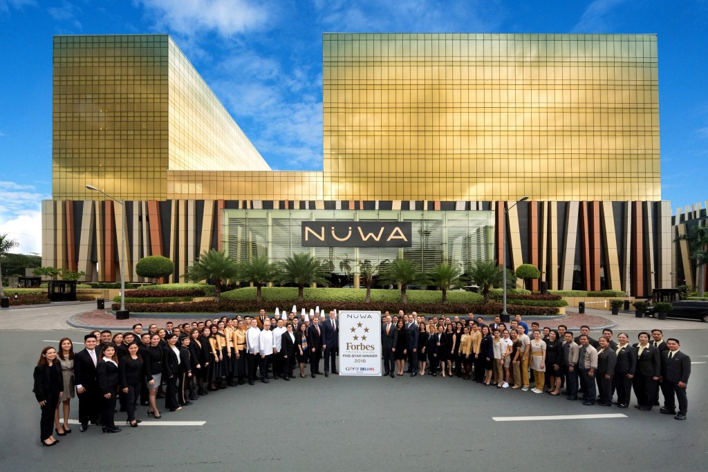 The dedicated team of NUWA City of Dreams Manila is rewarded for its efforts with a 2018 