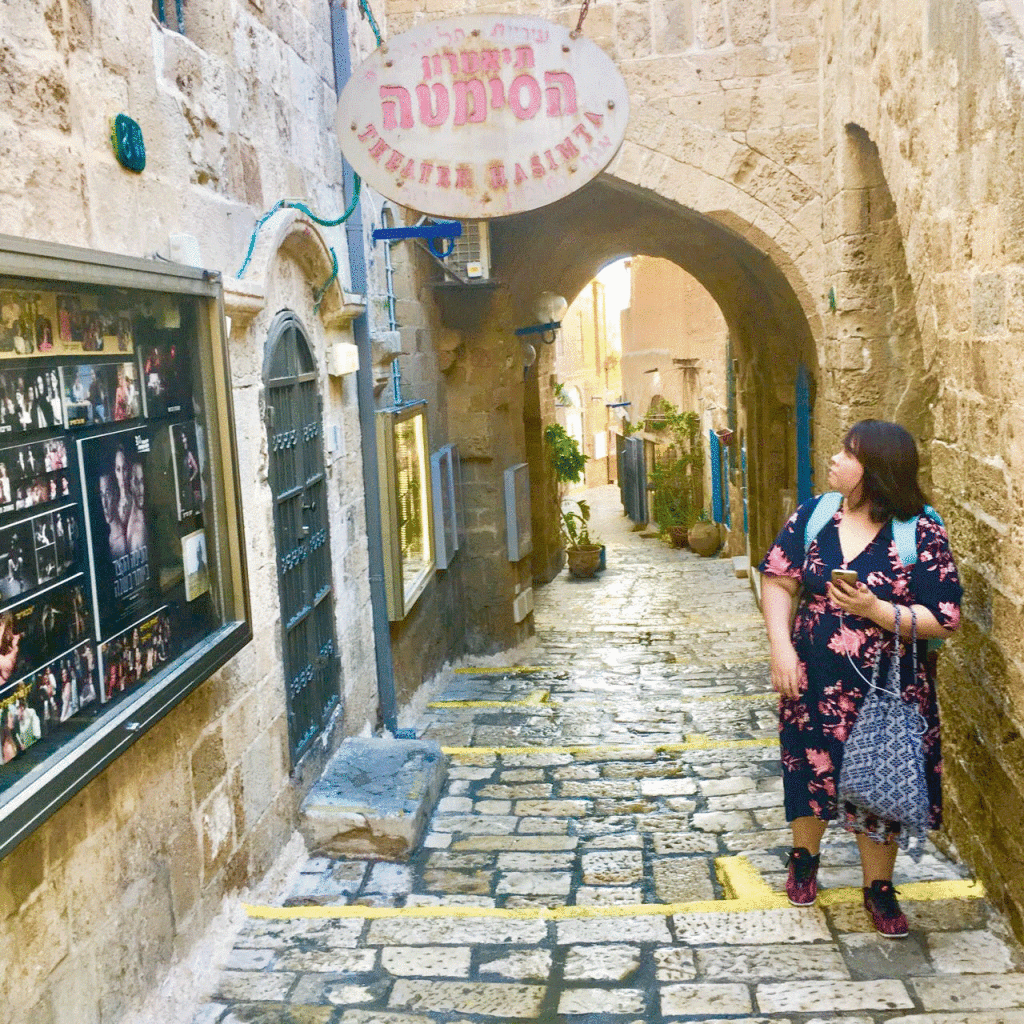One of the sandstone alleyways in Old Jaffa;