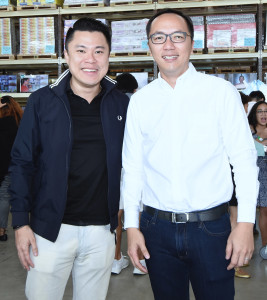 Megaworld Corporation First Vice President Kevin Tan and Southeastasia Retail, Inc. chairman Lowell Yu