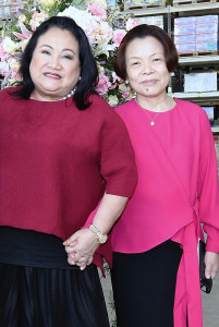 Las Piñas Mayor Imelda Aguilar and Landers Superstore President Gwen Lim