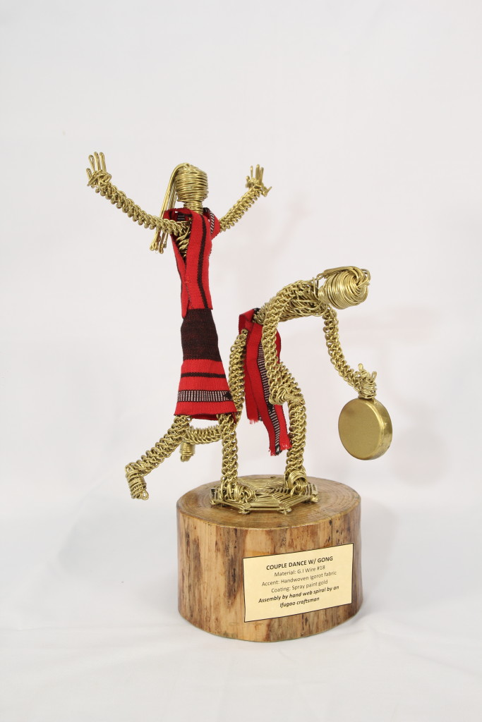 Metal Sculpture – Couple Dance with Gong