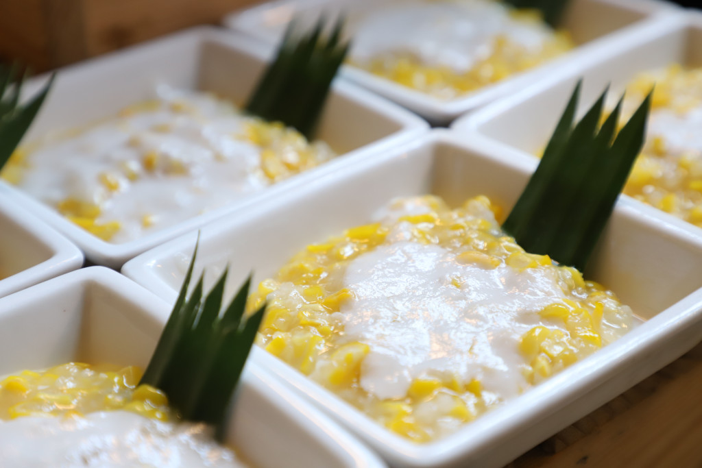 Corn in Sweet Soup with Coconut Milk
