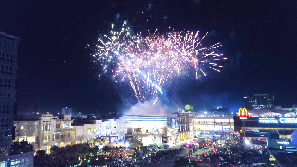 Ending the festival with a beautiful fireworks