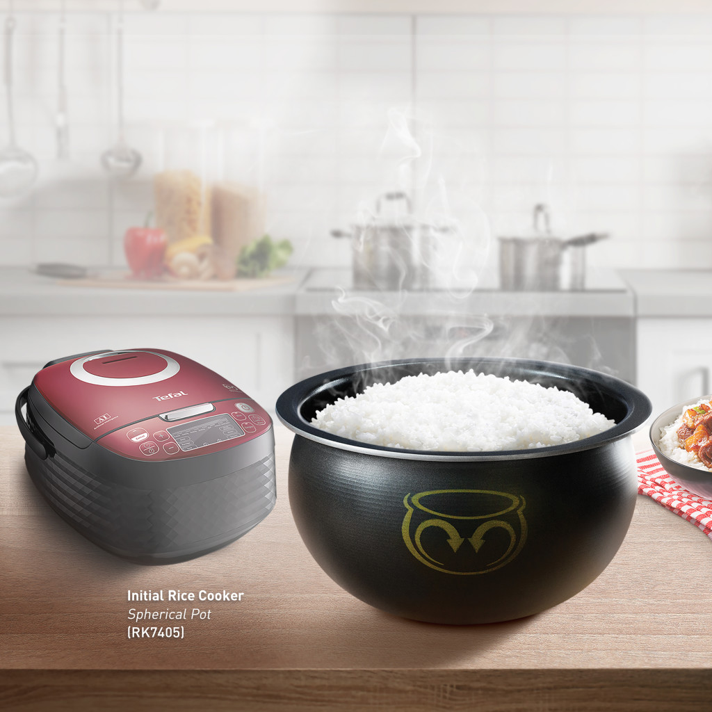 Tefal RK7405 and spherical-shaped pot