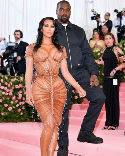 Kanye West and wife Kim