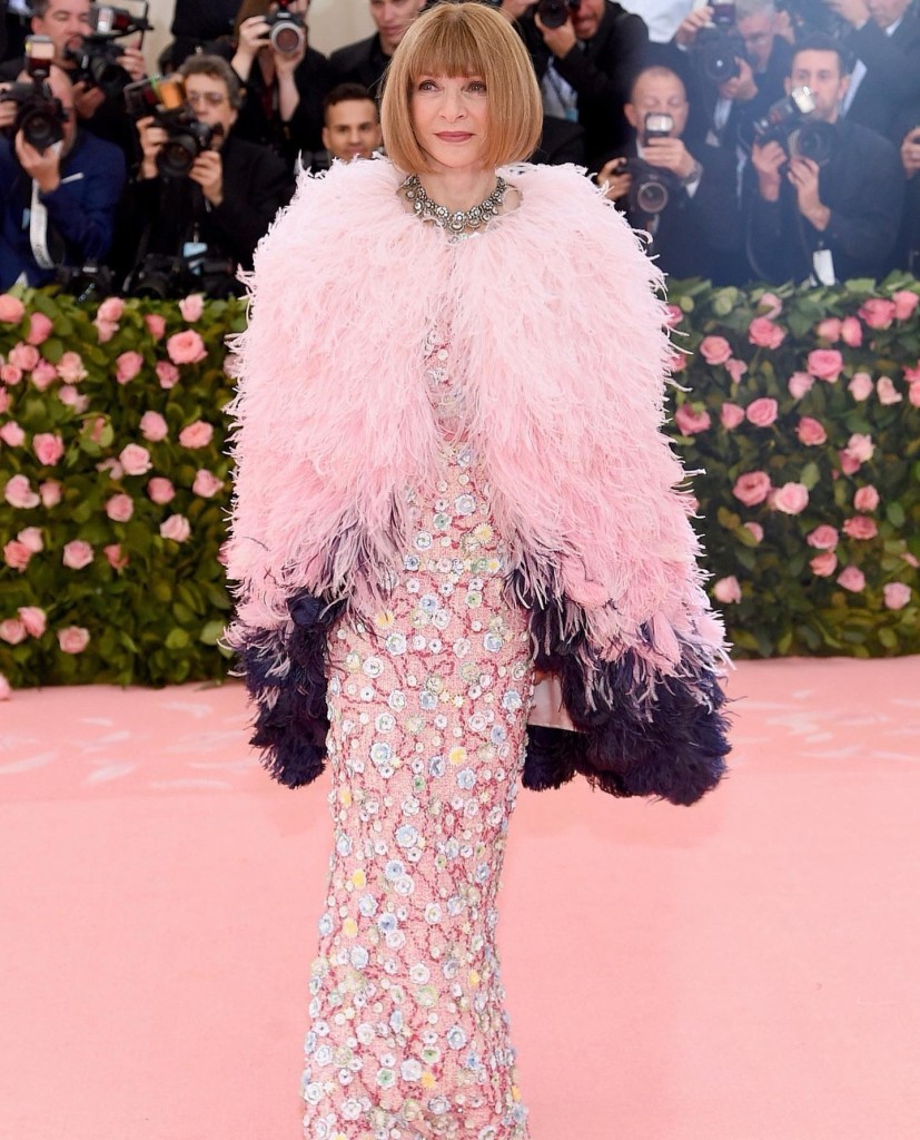 Anna Wintour in her Chanel couture