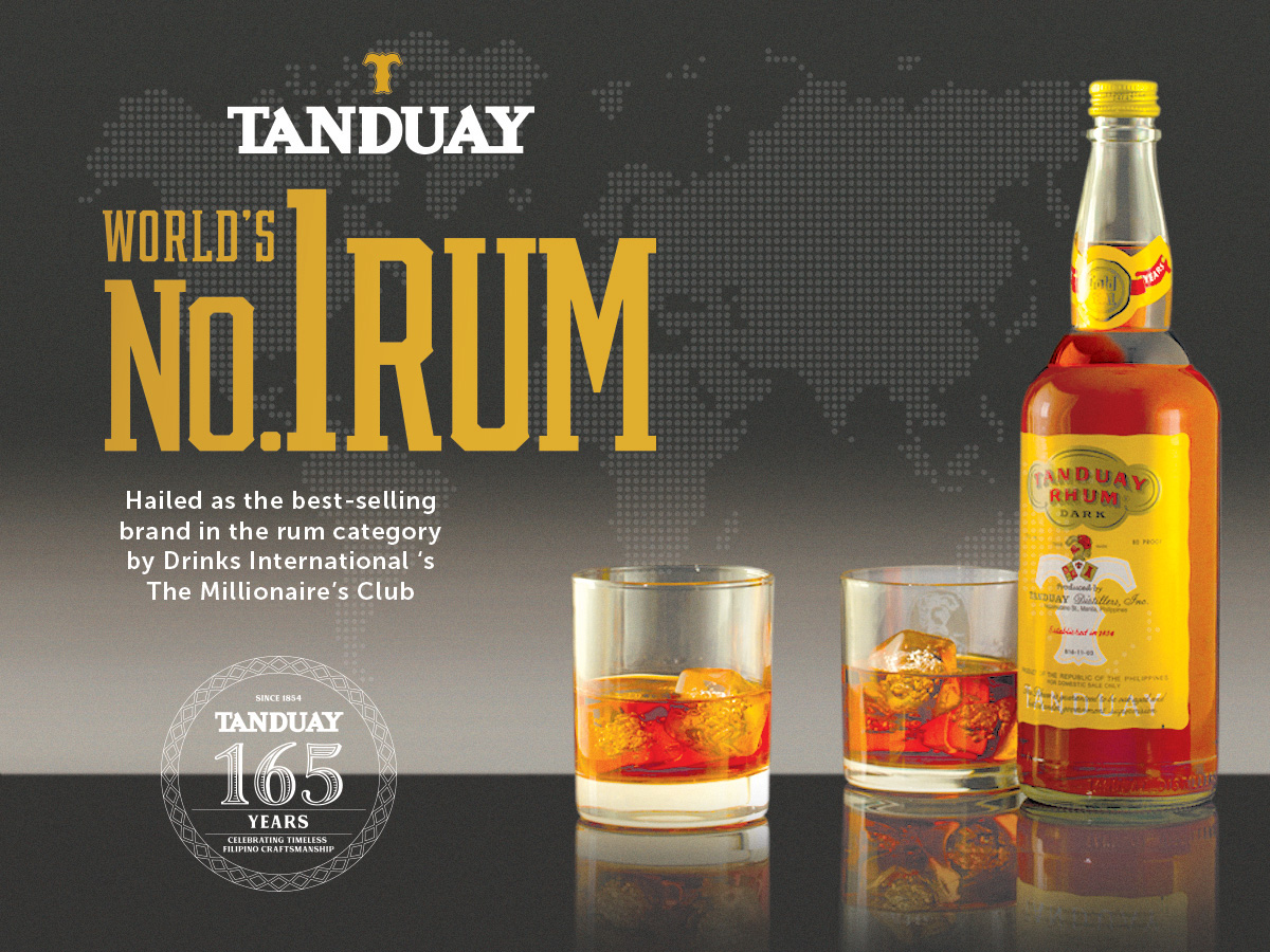 Tanduay is the world's No. 1 Rum for second straight year PeopleAsia