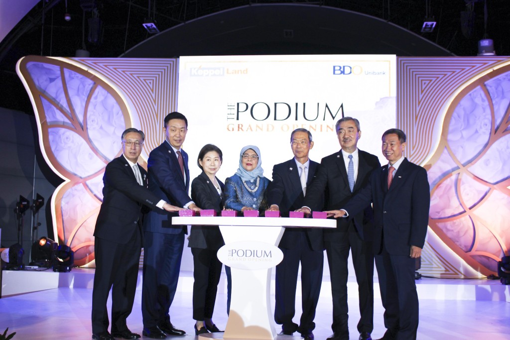 At the grand launch of The Podium 