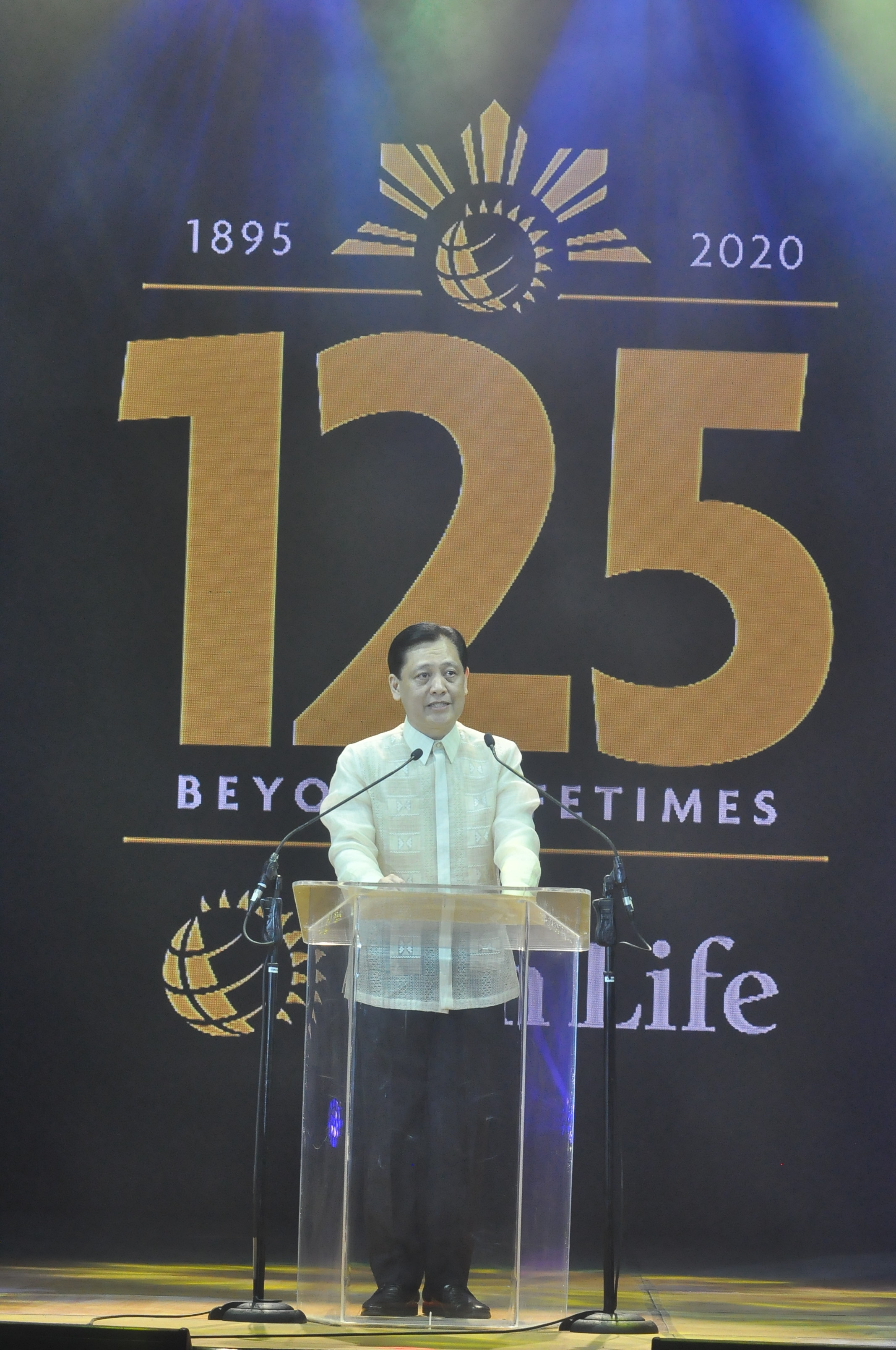 Sun Life Philippines' chief executive officer and country head Benedicto Sison at Sun Life's 125th anniversary celebration.