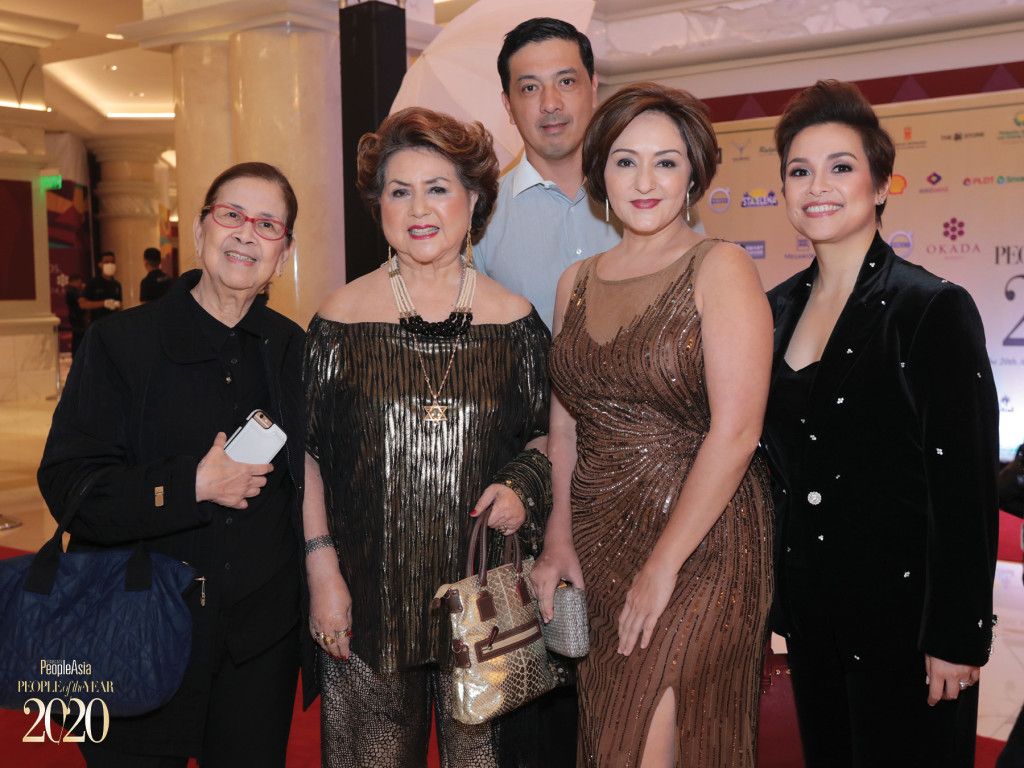 Ligaya Salonga, Preciosa Soliven, Jon De Guzman, Sarah Soliven-De Guzman and Lea Salonga