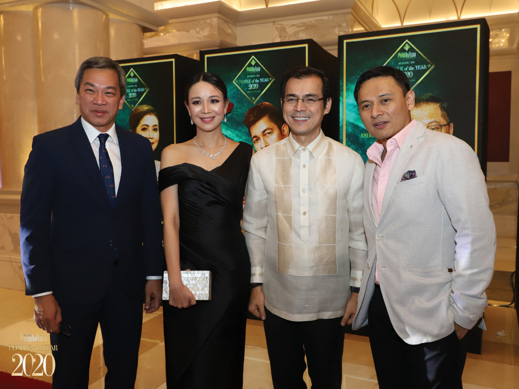Dr. Gap Legaspi, Tootsy Angara, Manila Mayor Isko Moreno and Sen. Sonny Angara