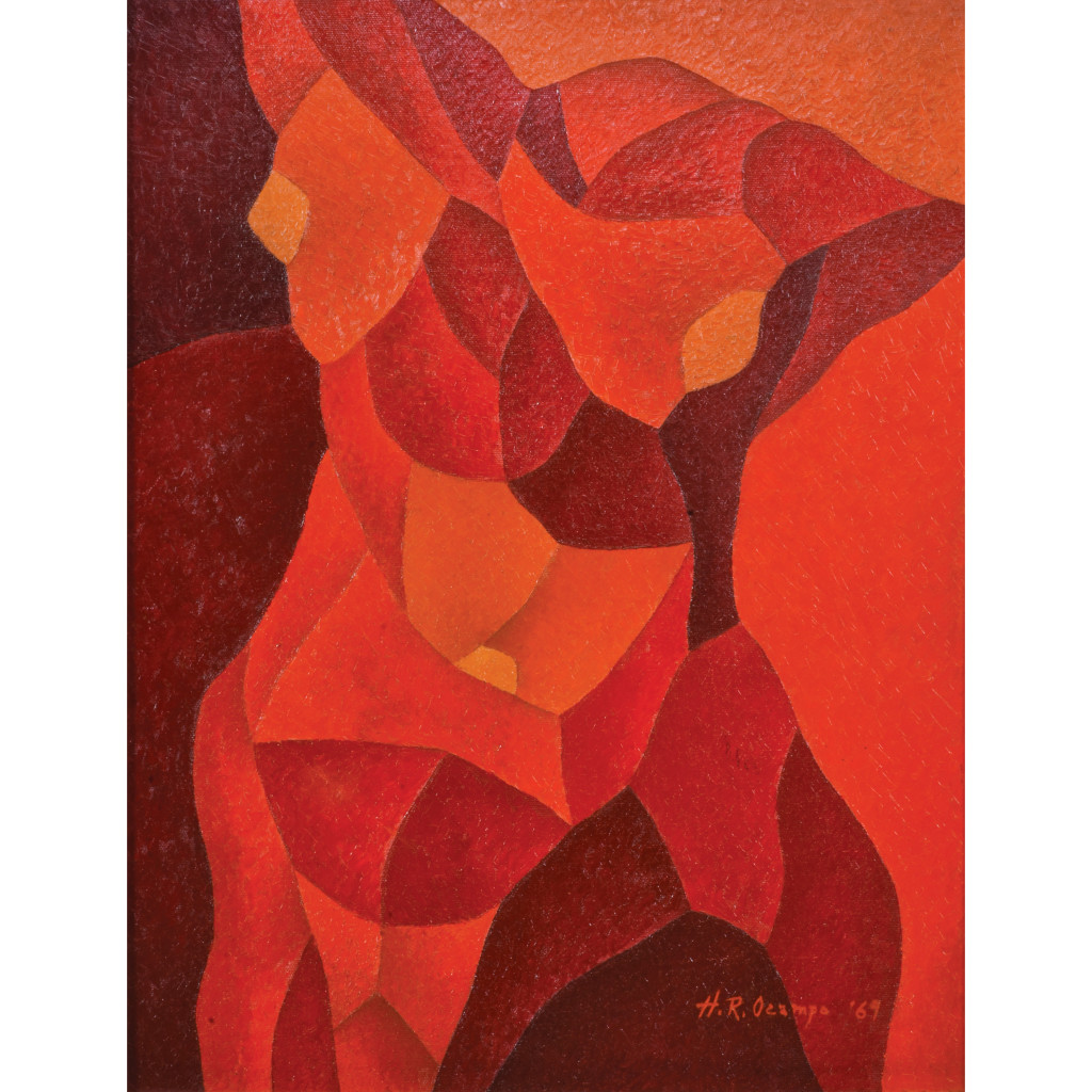 H.R. OCAMPO (1911 - 1978), Bosquejo II, 1969, Oil on canvas