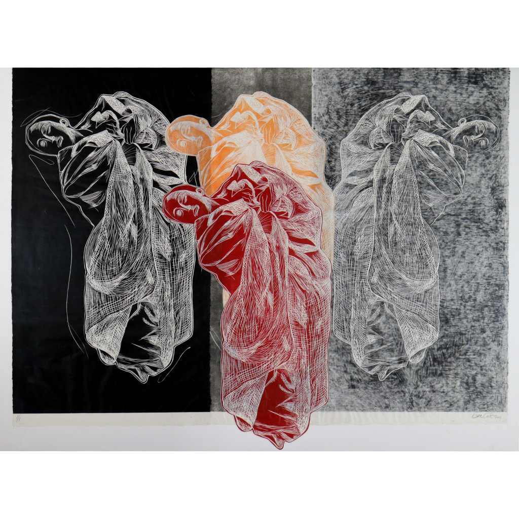 BenCab (b.1942), Dance Forms II, 2010 Relief monoprint on paper, PHP 950,000 - 1,300,000