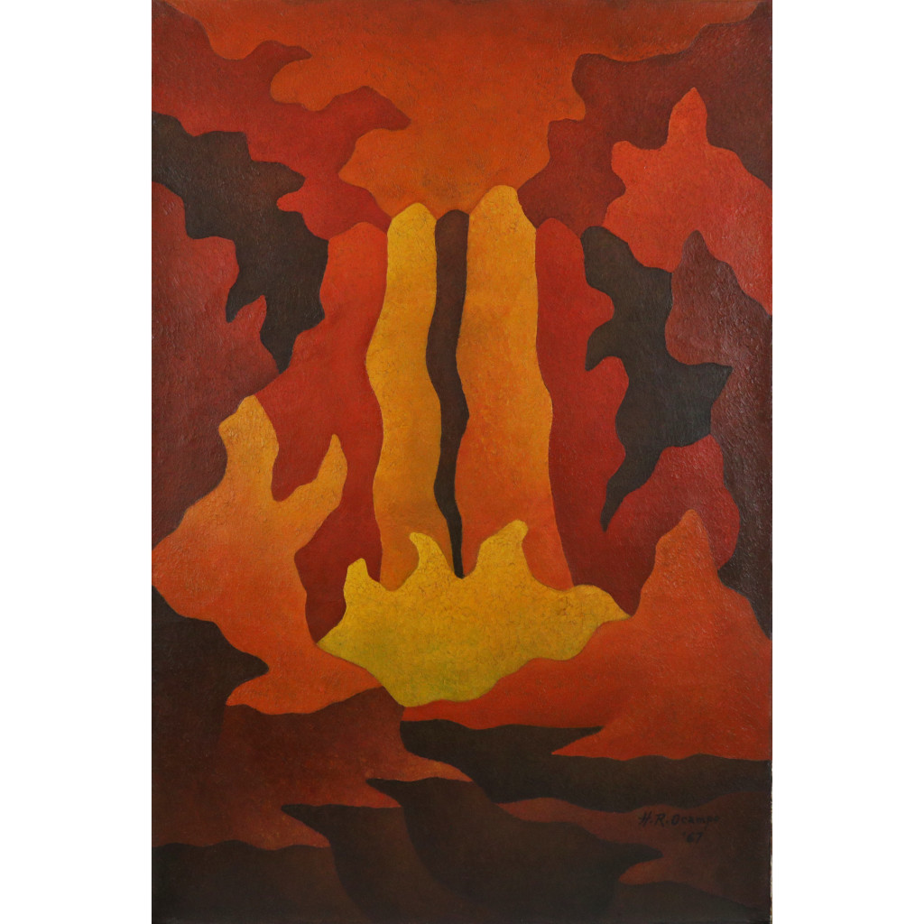 H.R. Ocampo, ‘Gemini’, 1967, oil on canvas