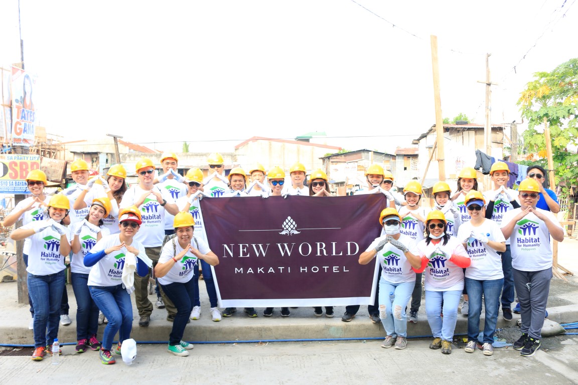 A Whole New World: New World Makati partners up with Habitat for Humanity