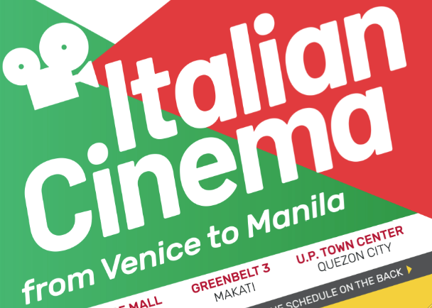 From Venice to Manila with love, a glimpse of Italian cinema