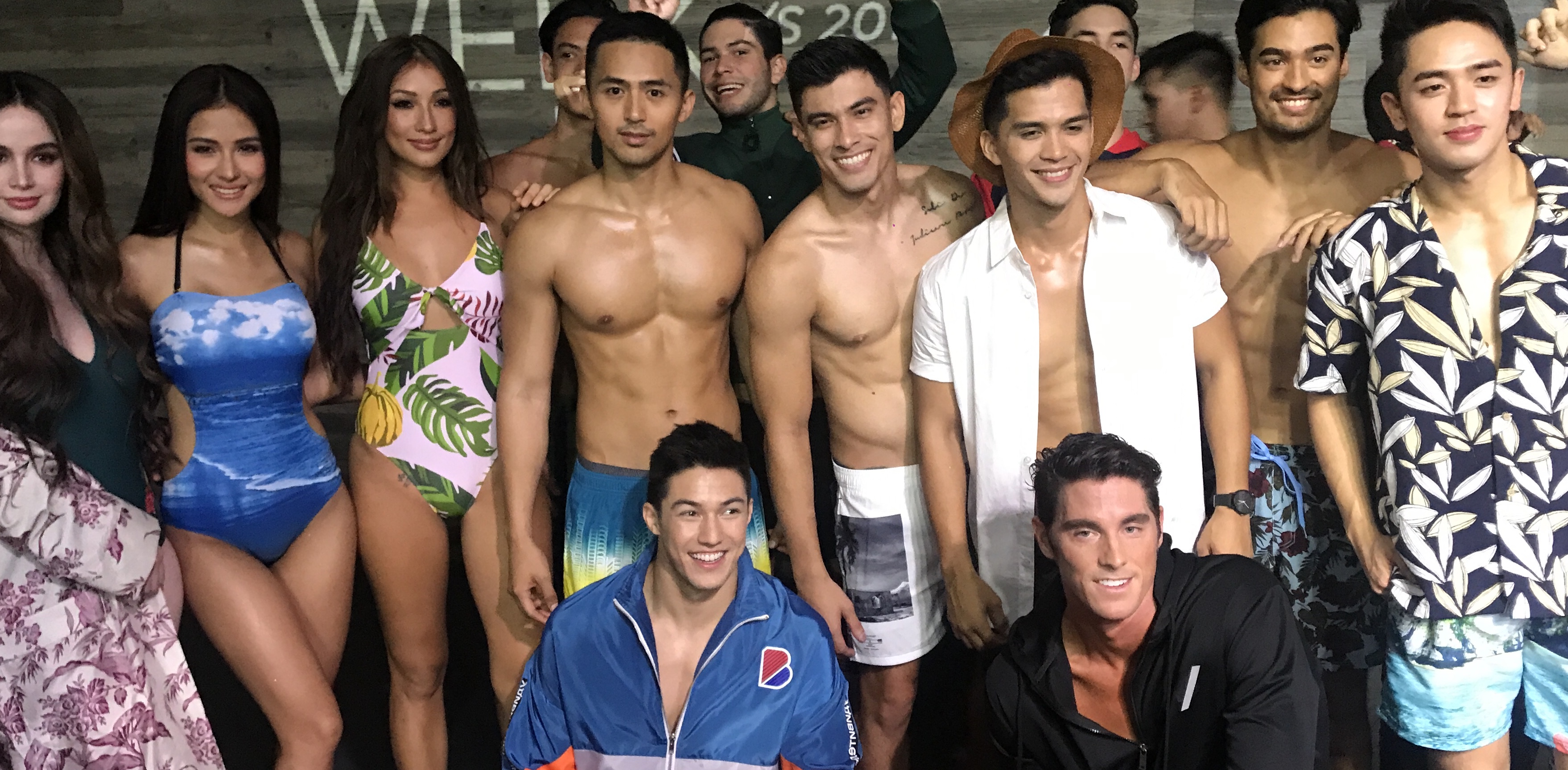 Temperatures soared, as Olympian hotties walked for Bench