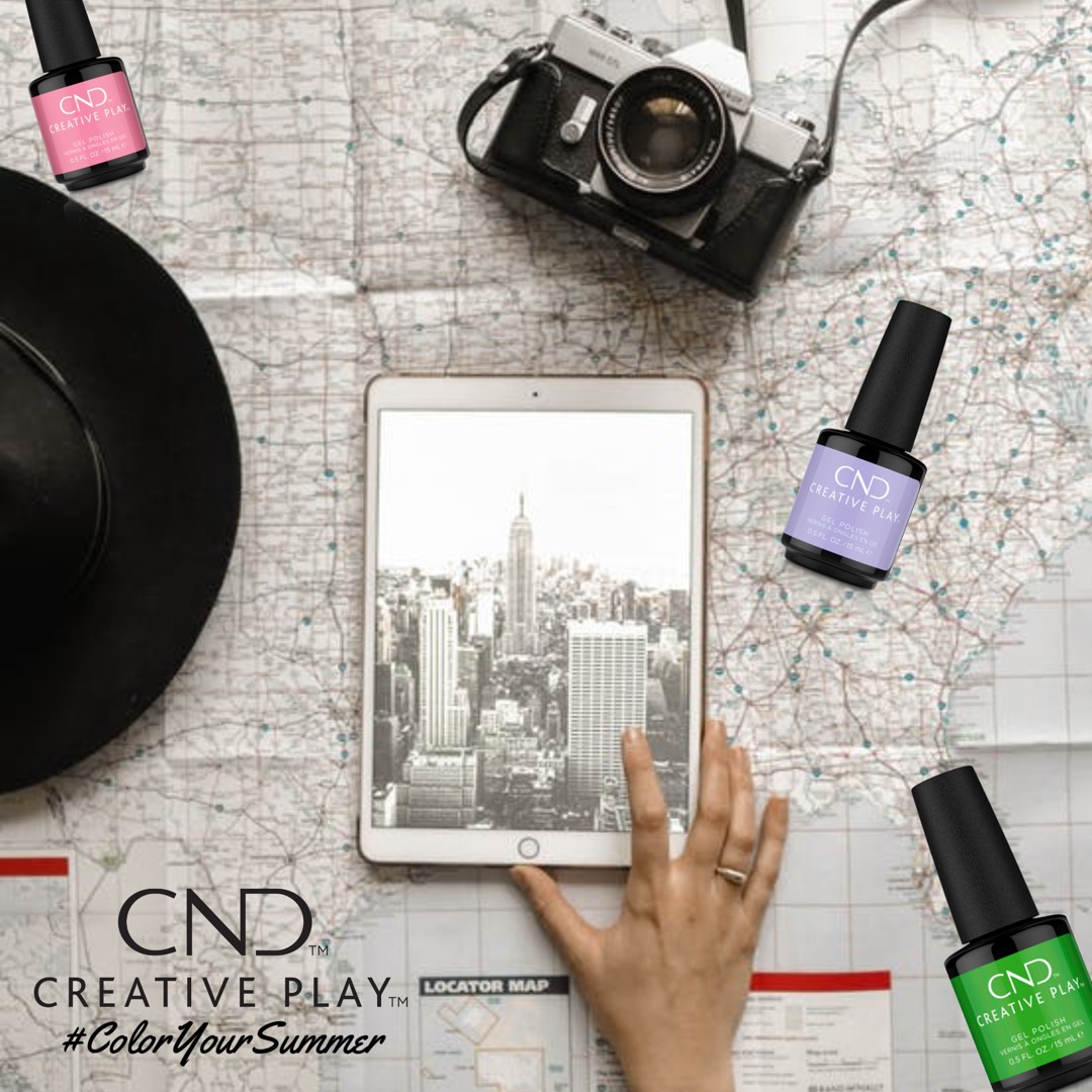 Color your summer with CND nail polish