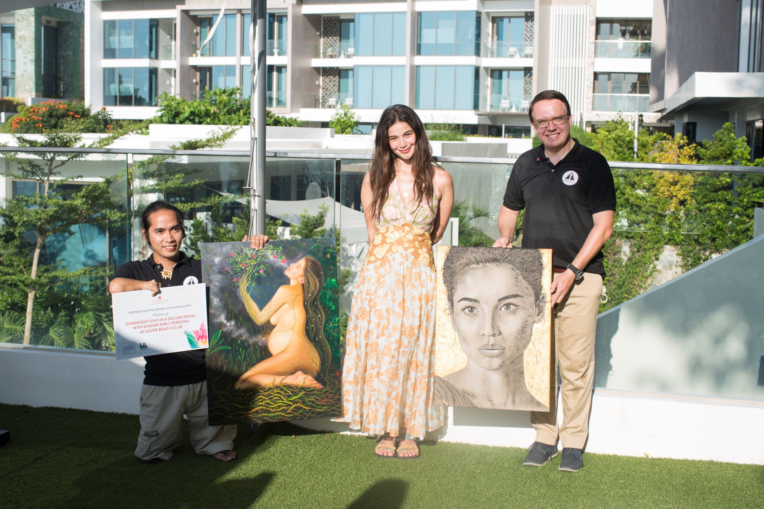 Boracay resort-hotel kicks off art series with Anne Curtis’ portraits