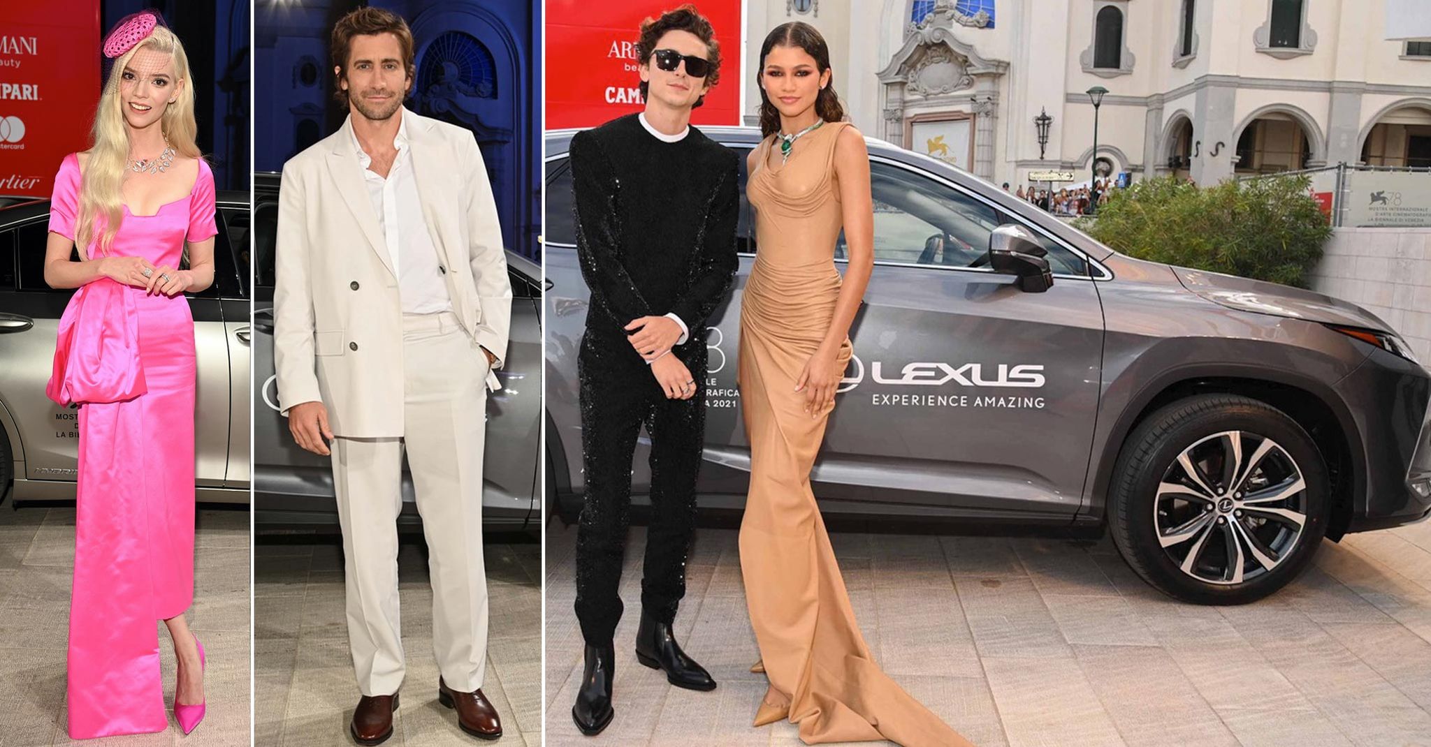 Stars arrive in style in a constellation of Lexus vehicles at Venice Film Festival