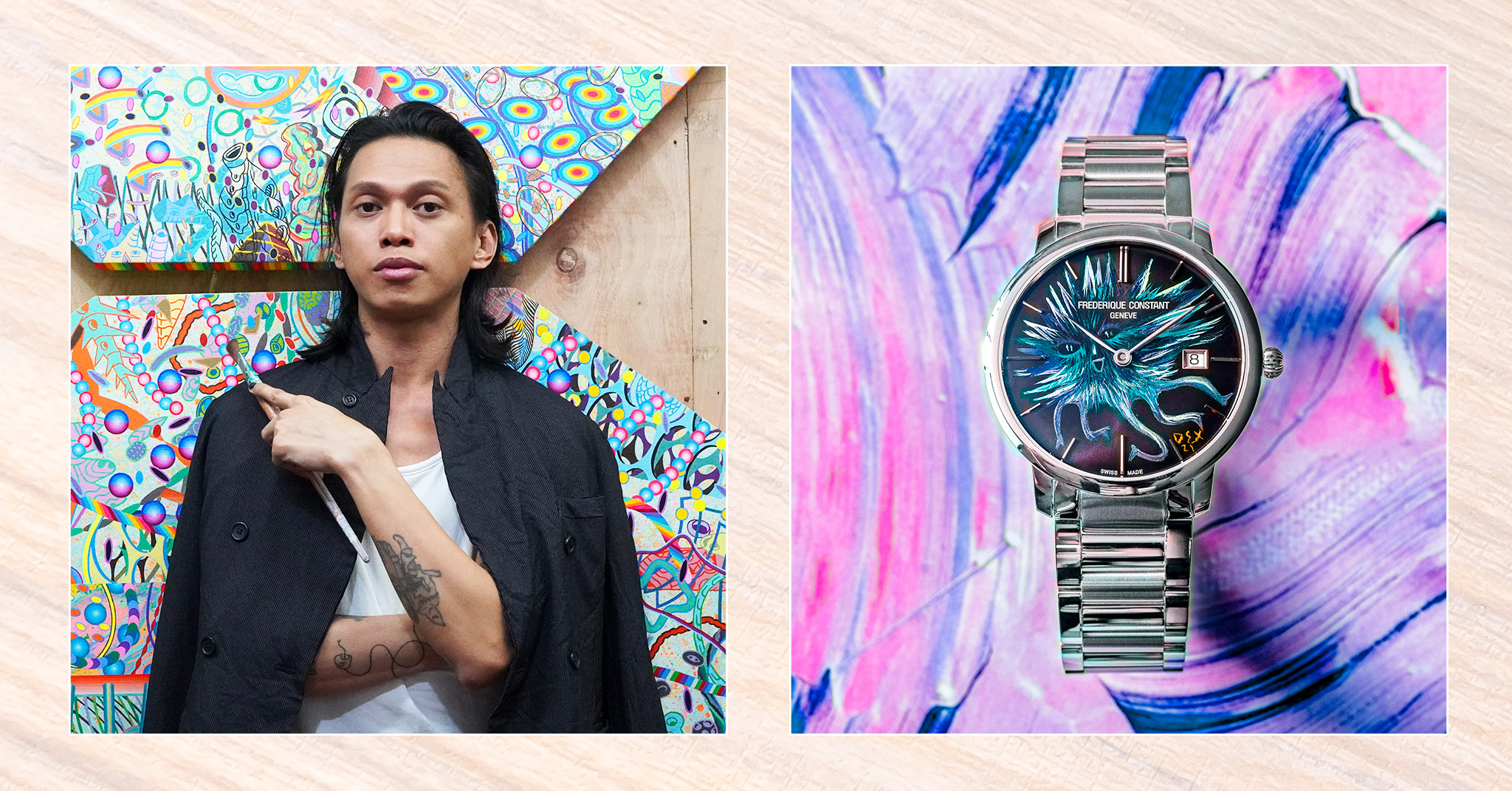 Frederique Constant teams up with Filipino artist Dex Fernandez for its Passion Collection