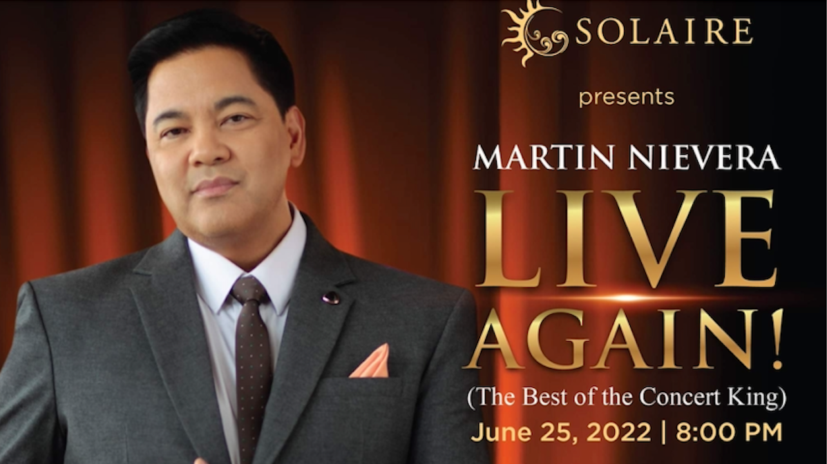Live Again: Concert King Martin Nievera marks Solaire’s return to the stage