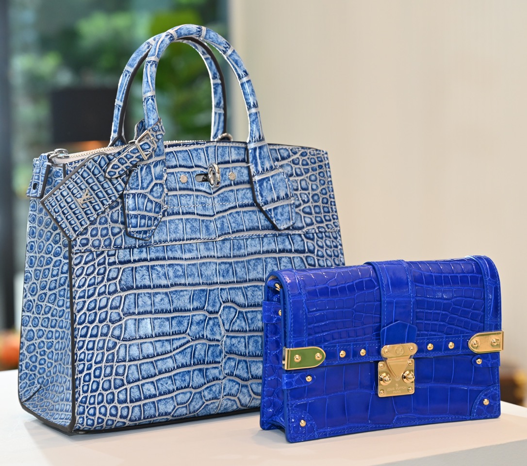 Live the exotic life with these high-end exotic leather bags