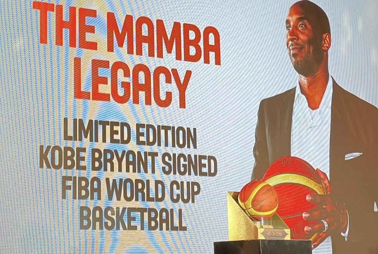 Kobe Bryant’s basketball scores $20,000 at FIBA auction