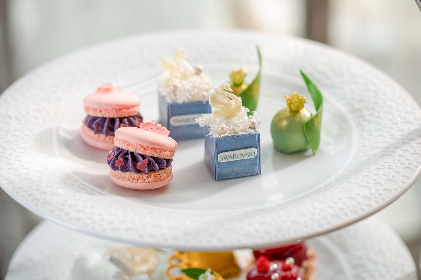 Afternoon tea inspired by Raffles and Swarovski’s timeless elegance, attention to details