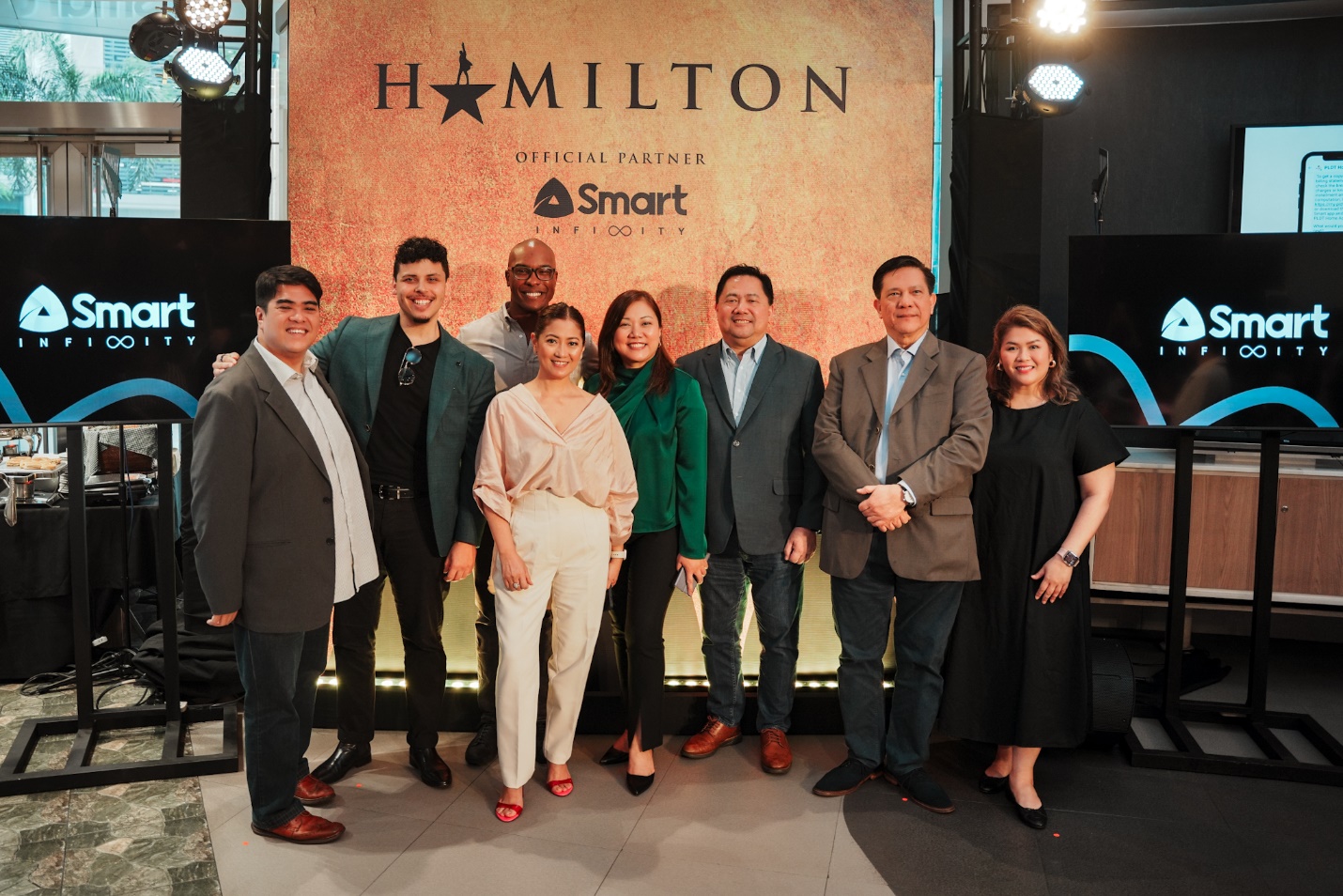 Hamilton lead actors grace launching of Smart’s newest Infinity lounge