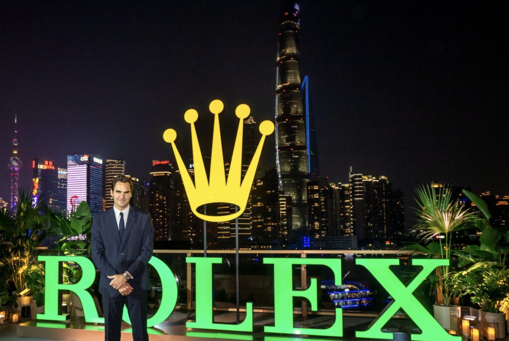 Roger Federer is Rolex Shanghai Masters' "Icon Athlete" 