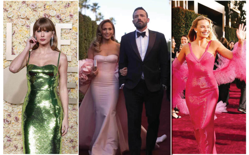 Golden Globes ’24—Round One on the red carpet