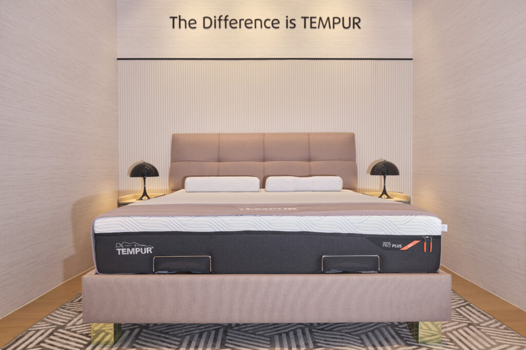 Immerse yourself in the “sleep experience” at Tempur’s new showroom