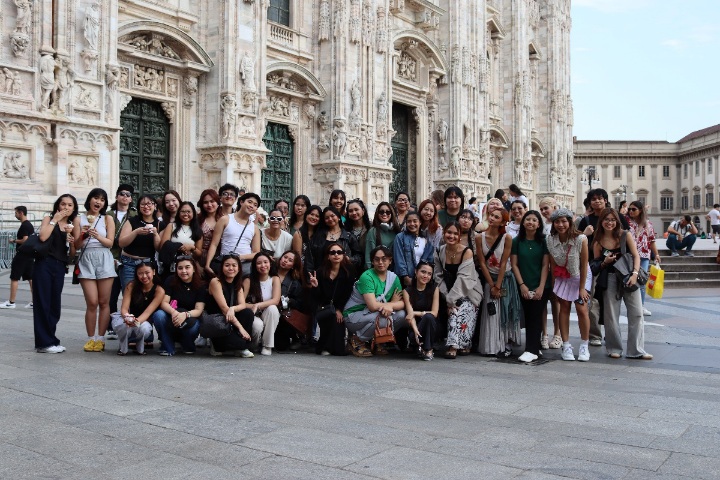 Stitched in Milan: Benilde students in the fashion capital of Italy